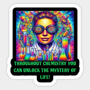 Unlocking life Sticker